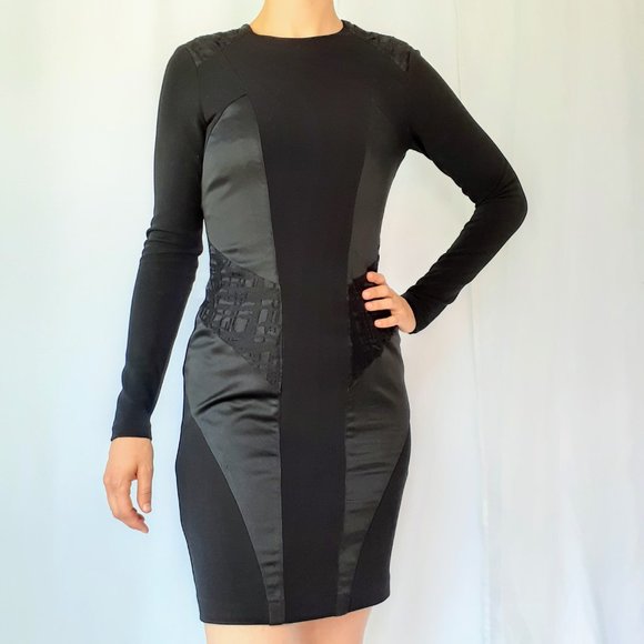 Chic long sleeve black dress - Picture 2 of 7
